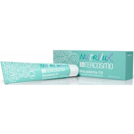 Intercosmo, Nutrilux, Coloration Permanente pour Cheveux, 5.13 Châtain Clair Cendré Doré, 60 ml