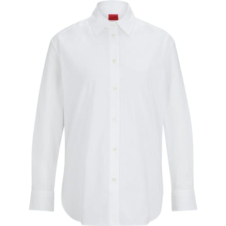 Hugo Boss Dames/Dames boyfriend shirt (Wit)