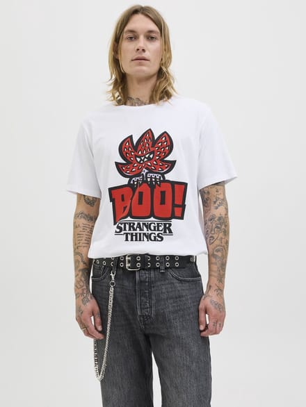 Jack & Jones T-shirts Stranger Things Bedrukt T-shirts