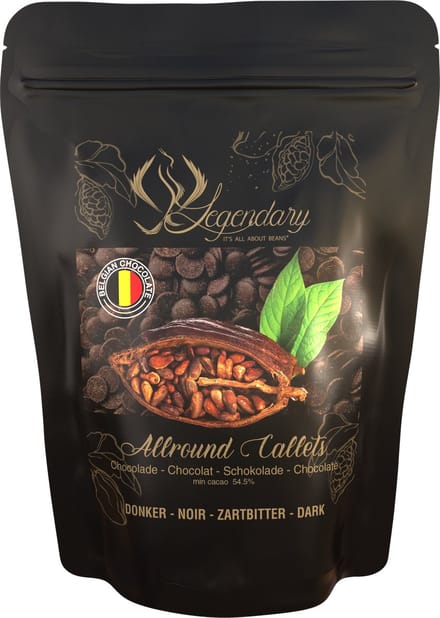 Legendary Chocolade Callets - Wit W2 - Callebaut Oorsprong - 500gr (28% min cacao solids)