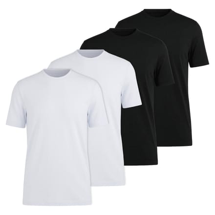 OLYMP T-shirt 4 Pack Crew Neck T-Shirt Verpakking van 4
