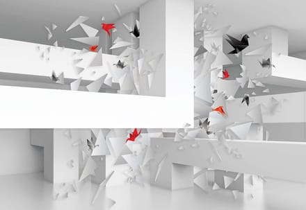 Fotobehang Abstract Art | XL - 208cm x 146cm | 130g/m2 Vlies