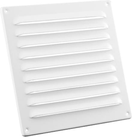 NEDCO ventilatierooster | schoepenrooster | ALUMINIUM | 200 x 200 mm | wit