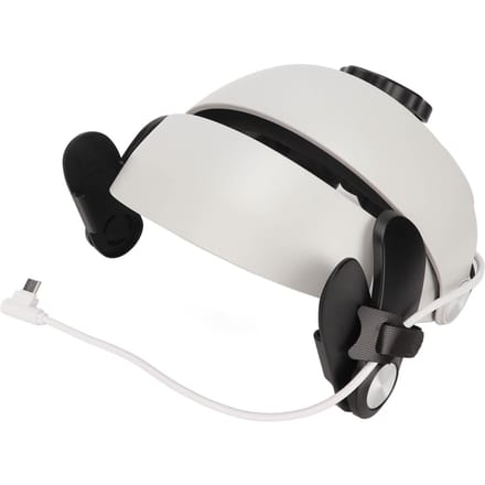 VR Hoofdband Verwijderbaar Verstelbaar Spons en ABS VR Hoofdband voor Oculus Quest 2 Entertainment MQ2 white