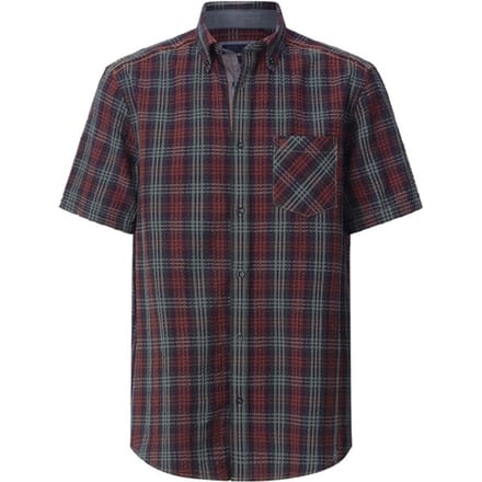 Babista herren Overhemd Met Korte Mouwen - 41/42 - donkerblauw - Plus Size