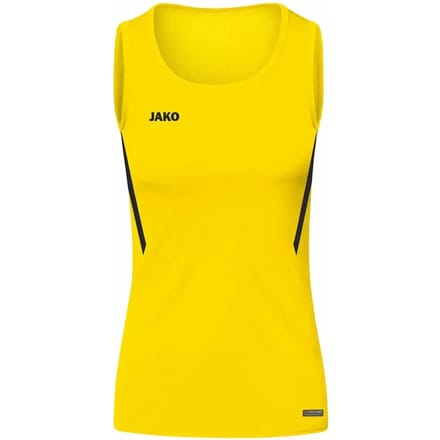 Jako Challenge Tanktop Kinderen - Citroen / Zwart | Maat: 152