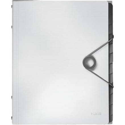 LEITZ® documentenmap Solid, A4, 3 flappen, 12 vakken, PP, wit