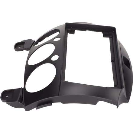Navigatie Paneel Frame Trim ABS Dashboard Cover 2 Din Vervanging voor Mazda 2 2007?2013 black