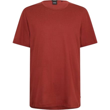 Boss Heren Tiburt Effen T-Shirt (Bruin)