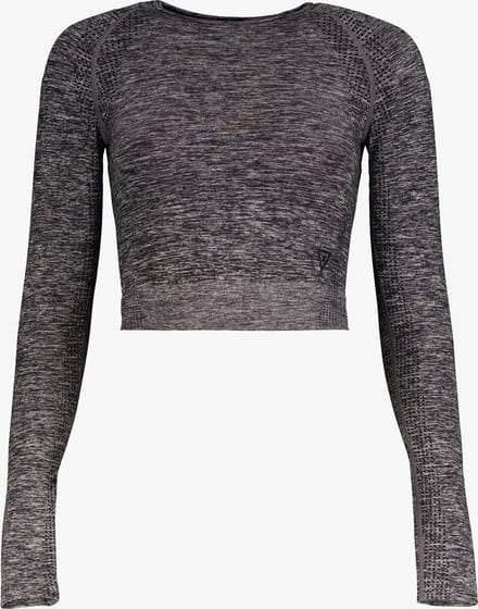 Osaga seamless dames cropped sport top grijs - Maat M