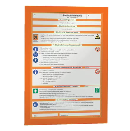 Durable DURABLE Inforahmen Duraframe A4 selbstklebend 2 St orange