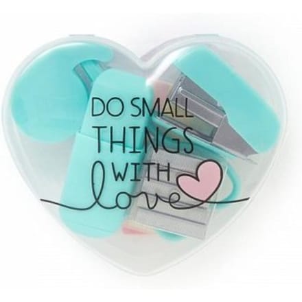 Legami valentijnsdag mini stationery set - hart