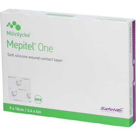 Mepitel One Wondcontactlaag 9x10cm 5 Compressen
