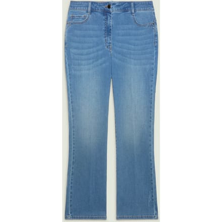 jeans flare vrouw licht blauw
