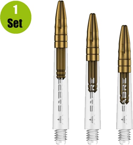 Mission Sabre Clear Base Gold - Dart Shafts