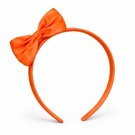 Oranje Strik Diadeem – Unisex One Size – Koningsdag & Voetbal – Feestaccessoire