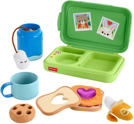 Mattel speelgoed lunchbox Fisher-Price Friendship Forest Activity.