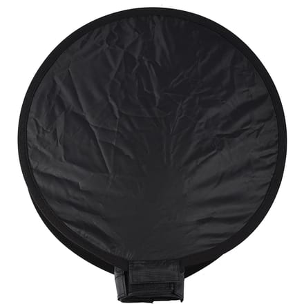 Mini Draagbare Ronde Beauty Dish Speedlite Flits Diffuser Softbox (40 cm) black