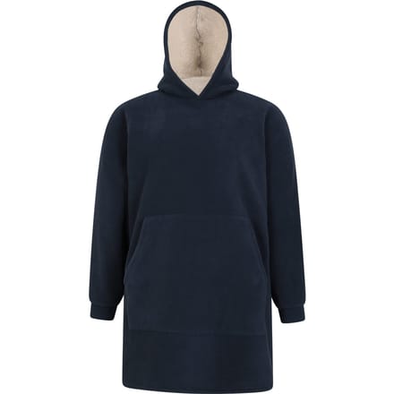Mountain Warehouse Heren Knusse Borg Hoodie Deken (Marine)