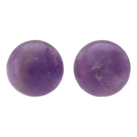 Bela Donaco - Oorknopjes – Classic – B10 – Amethist – Sterling Zilver