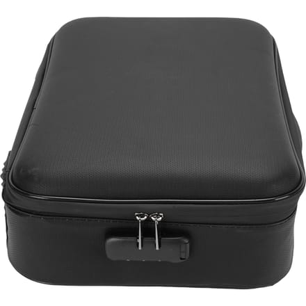 Boîte à documents ignifuge avec serrure à combinaison, étanche, coque rigide, coffre-fort pour documents importants, certificats, ordinateur portable gray