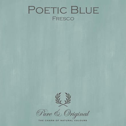 Pure & Original Fresco Kalkverf Poetic Blue 1 L