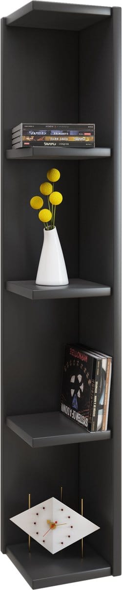 Houten hoekplank Standopslag Standplank Boekenplank Decoratieve plank Honsa