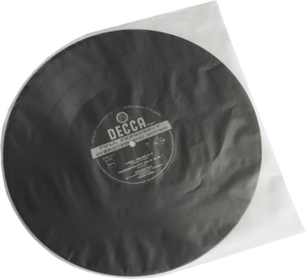 Japanse LP hoezen met afgeronde hoeken (100 stuks)