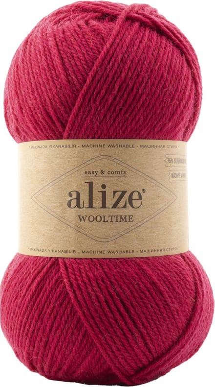Sokkenwol Alize Wooltime - Easy & Comfy - Superwash - Raspberry