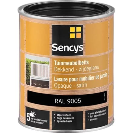 Sencys Tuinmeubelbeits Dekkend Ral9005 750ml
