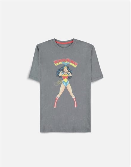 DC Comics Wonder Woman Dames T-shirt - M - Grijs