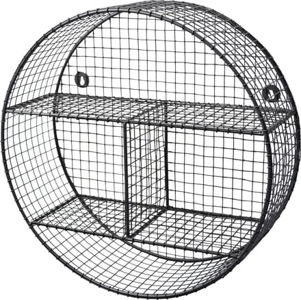 LOFT42 Gaas  Wandrek Rond Small Zwart - Metaal - Ø40