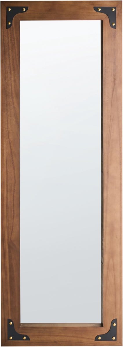 BLOSVILLE - Wandspiegel - Bruin - Hout