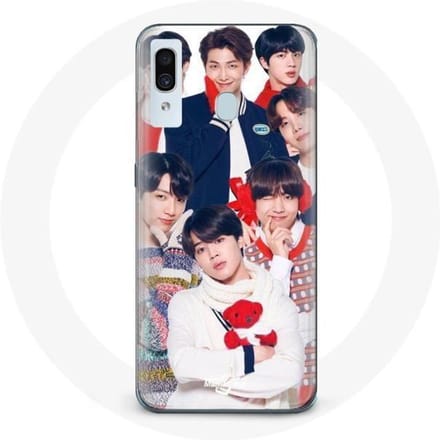 Coque pour Samsung Galaxy A20e BTS Affiche Memebers Cadeau de Noël 2023