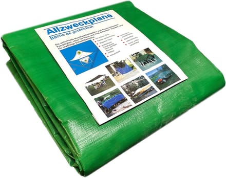 Weefselzeil - Afdekzeil Bootzeil - Universeel Afdekken - Waterdicht UV-bestendig - 6m x 10m - Groen