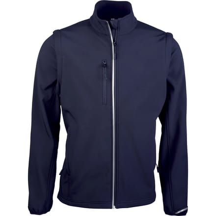 PROACT® Softshell met afritsbare mouwen PA323 - Navy - S