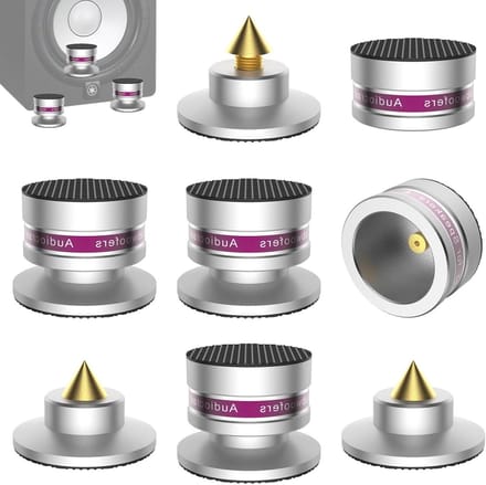 Hoogte verstelbare subwoofer spikes - Set van 4 stuks - Draagvermogen 50 kg