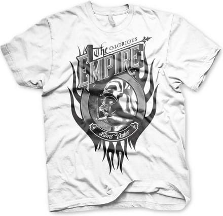 Merchandising STAR WARS - T-Shirt The Glorious Empire Lord Vader - White (M)