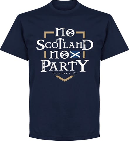 No Scotland No Party T-Shirt - Navy - S