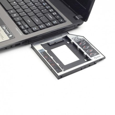Support de montage pour disque dur 5,25''/2,5'' Slim grise