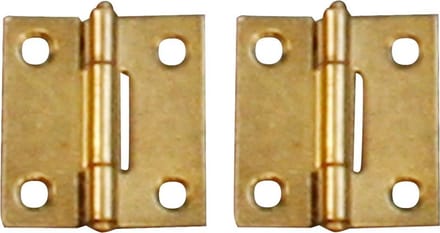 Qlinq Vermessingd Vaste Pen Scharnier - 40 x 32 mm