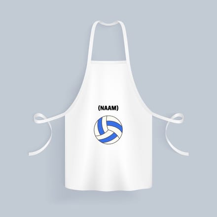 Akyol - volleybal met eigen naam Keukenschort - Volleybal - volleybalster - sport - 82 bij 71 cm