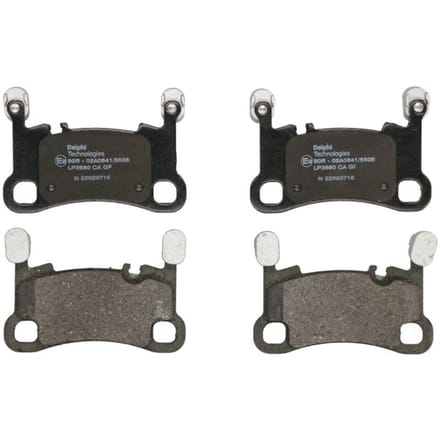 Remblokset DELPHI LP3680, achter