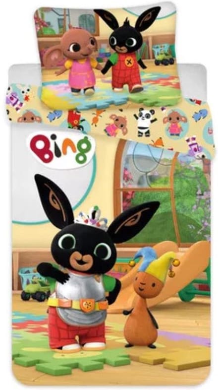 Bing en flop dreumesdekbedovertrek Play - 100 x 135 cm - Multi
