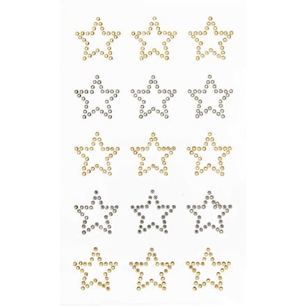 Strass stickers - Sterren