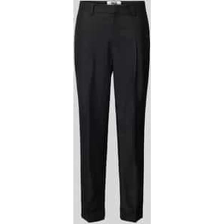 Straight leg pantalon met bandplooien