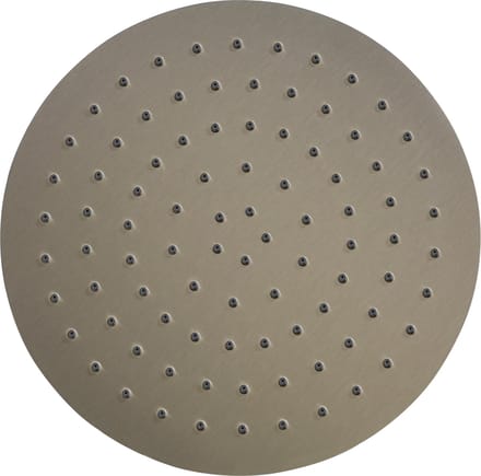 Ben Round Douchekop - Ø 25 cm - Geborsteld Nikkel - Messing - Regendouchekop - Hoofddouche