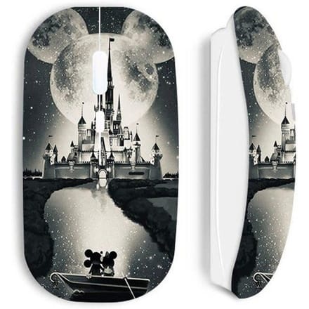 Souris sans fil - Maniacase - Mickey et Minnie - Blanc - USB - Dessin animé