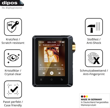 dipos – 2x Pantserfolie geschikt voor AGXOV P40 | 9H Screenprotector