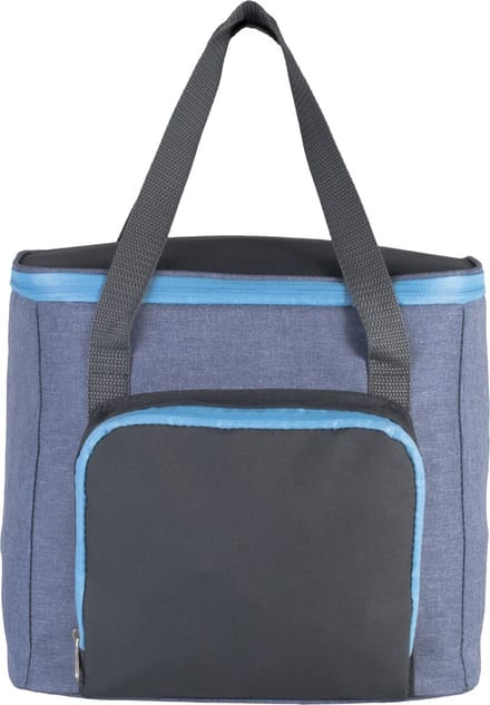 Kimood Koeltas met ritszak KI0347 - Light Blue Heather / Dark Grey - One size